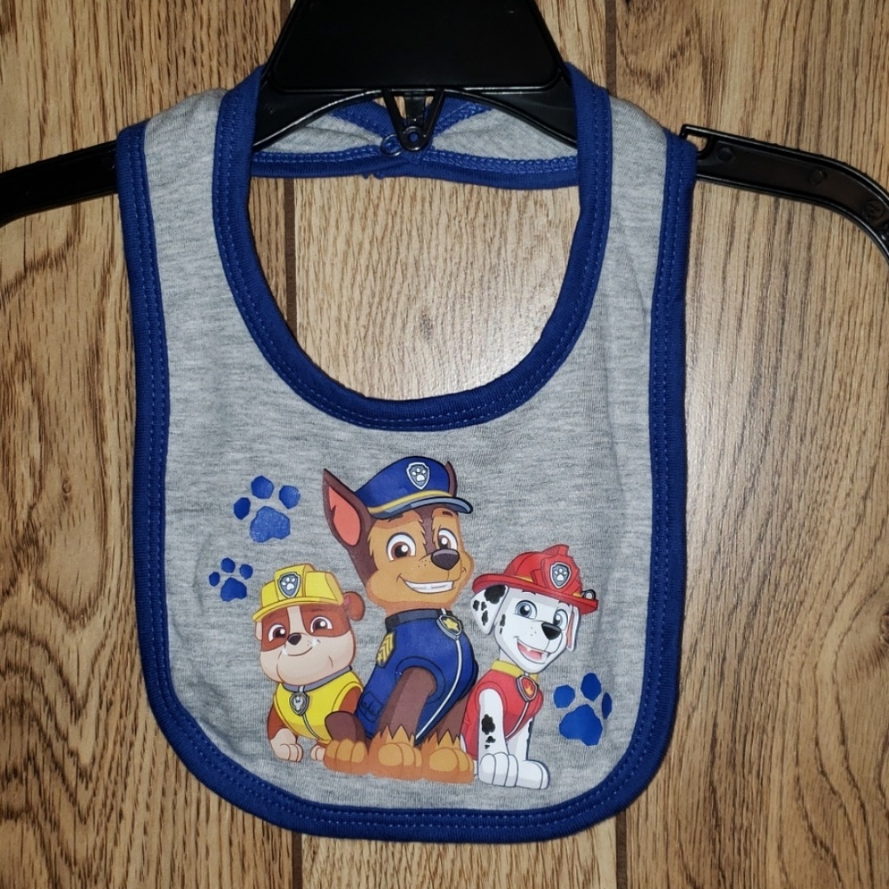 Brand new, never used baby bib-Paw Patrol